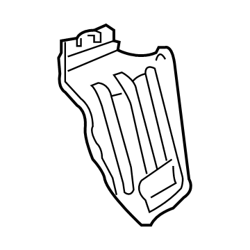 Nissan K3822-9BUMA BRACKET ASSY-SPLASH, RH