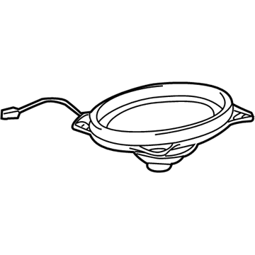 Toyota 86160-02890 Package Tray Speaker