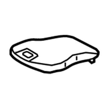 Lexus 72805-0E060-C0 Door Sub-Assembly, Rear Seat