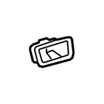 Lexus 72597-0E010-A0 Bezel, Reclining Remote Control Lever, NO.1