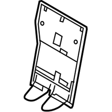 Lexus 71880-0E020-A0 Carpet Assy, Rear Seat Back Board, RH