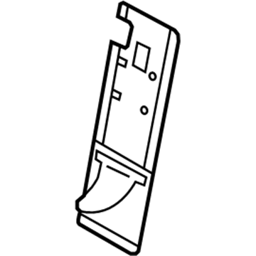 Lexus 71087-0E020-B0 Board Sub-Assy, Rear Seat Back