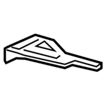 GM 23470257 Lower Panel Baffle