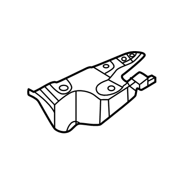 BMW 51-75-7-394-750 Underbody Panelling, Rear Right