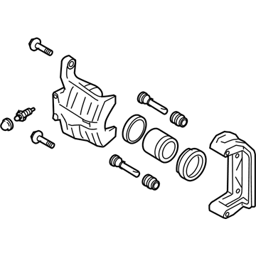 Infiniti 44001-1BA0A CALIPER Assembly-Rear RH, W/O Pads Or SHIMS