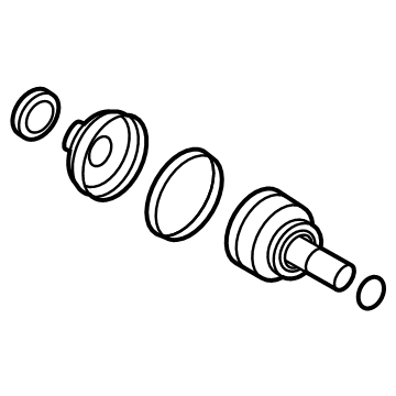 Hyundai 498R3-GI000 JOINT KIT-DIFF SIDE, RH