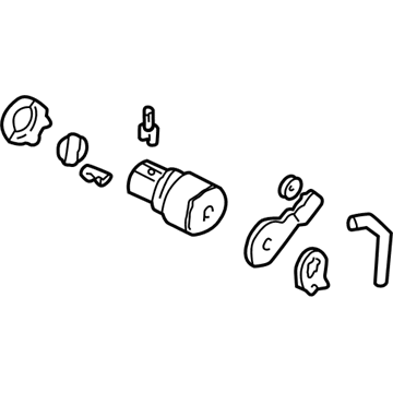 GM 15782681 Cylinder & Keys