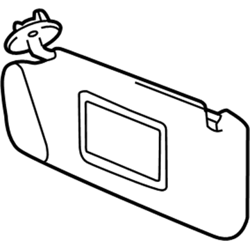 GM 42478247 Sunvisor