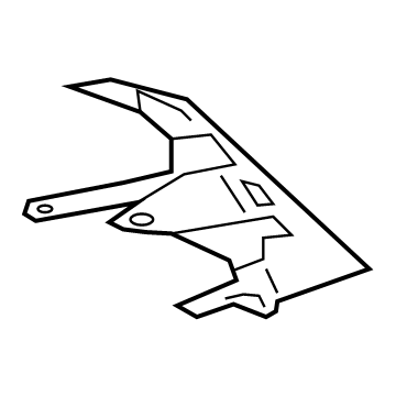 Lexus 48737-0R010 COVER, LWR CONTROL A