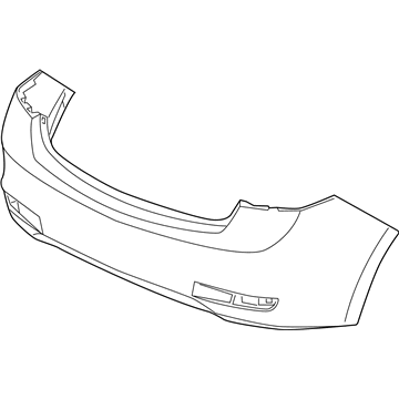 Acura 04715-TX6-A90ZZ Face, Rear Bumper (Dot)