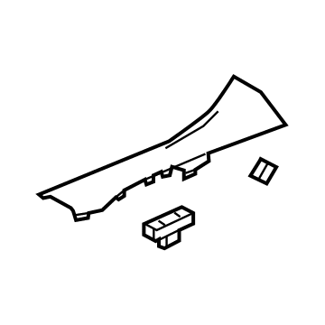 GM 84603393 Rear Sill Plate