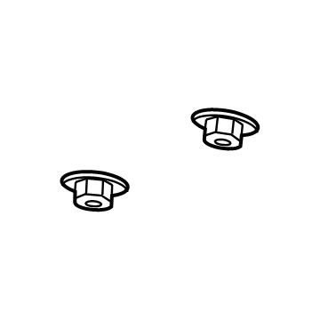 Ford -W720246-S442 Hinge Nut
