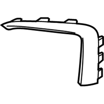 BMW 51-11-7-462-299 Trim, Bumper, Front Left
