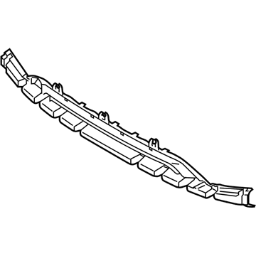 BMW 51-11-7-296-819 Insert, Air Inlet, Middle