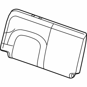 Nissan 88611-9BU0C PAD ASSY-BACK, REAR SEAT