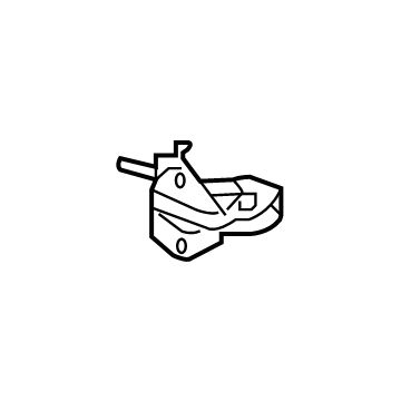Nissan 88691-9BU0C LOCK ASSY-REAR SEAT