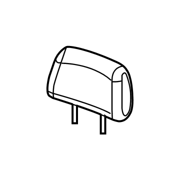Nissan 86430-9BU0C HEADREST ASSY-REAR SEAT