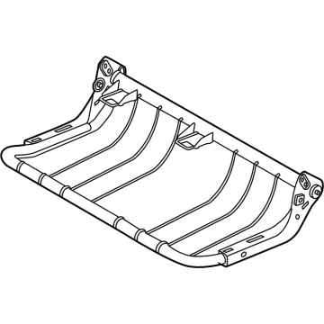 Nissan 88301-9BU0C FRAME ASSY-REAR SEAT CUSHION, RH