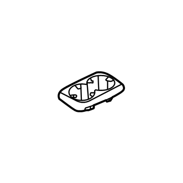 Nissan 88775-9BU0C INSERT-CUP HOLDER, REAR SEAT ARMREST