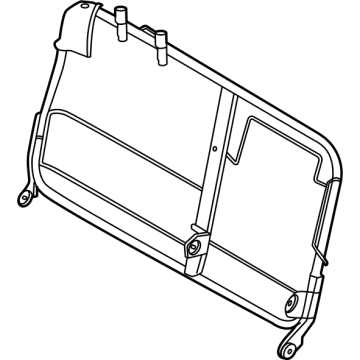 Nissan 88601-9BU0C FRAME ASSY-BACK, REAR SEAT