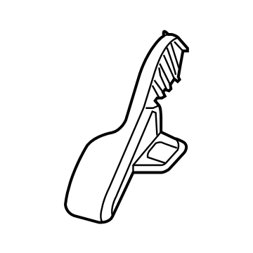 Nissan 88220-9BU0C COVER-LEG, REAR SEAT RH