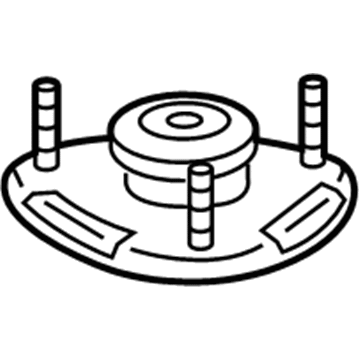 Honda 51920-SHJ-A02 Rubber, Front Shock Absorber Mount