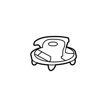 Acura 52744-TYA-A02 Rubber, Rear Spg Mt R