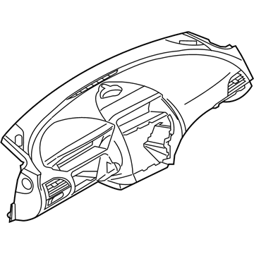 BMW 51-45-7-073-631 Trim Panel Dashboard