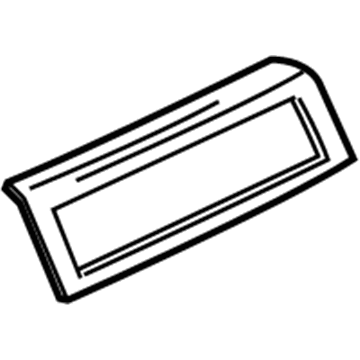 BMW 64-22-7-076-023 Decorating Panel, Fresh Air Grille, Center