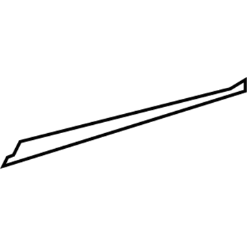 Lexus 63217-0E061 GARNISH, Sliding Root