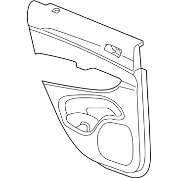 Mopar 1VH813ULAH PANELASSY-Rear Door Trim
