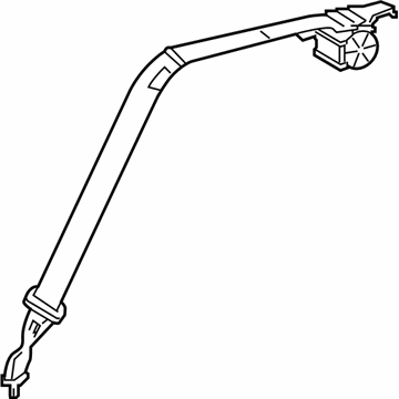 Lexus 73350-06140-C0 Belt Assembly, RR Seat L