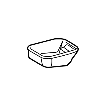 Lexus 73431-06060 Cover, RR Seat Belt