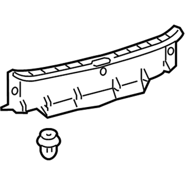 Lexus 58387-75010 Plate, Rear Floor Finish