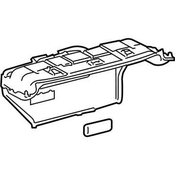 Lexus 64075-75010 Cover Sub-Assembly, Luggage