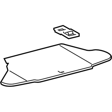 Lexus 64711-75010 Mat, Luggage Compartment Floor