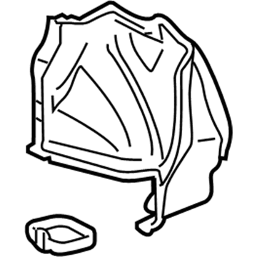 Lexus 64721-75030 Cover, Luggage Compartment Trim, Inner RH