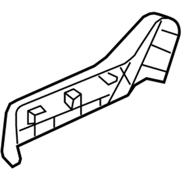 Kia 882704C510VA Shield Cover-Seat Passenger