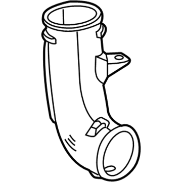 Honda 17244-RCA-A00 Tube B, Air Inlet