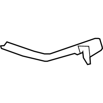 Lexus 61621-50040 Trough, Luggage Compartment Opening, RH