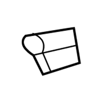 Toyota 64813-68010 DAM, BACK WINDOW GLA