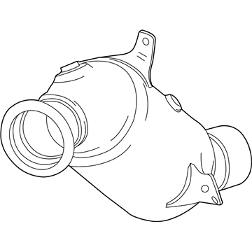 BMW 18-40-7-645-241 Catalytic Converter Rear