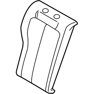 BMW 52-20-7-268-321 Right Backrest Upholstery