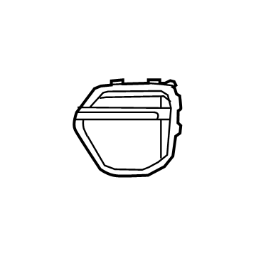 Kia 86521D9500 Cover-Fr Fog Lamp Bl