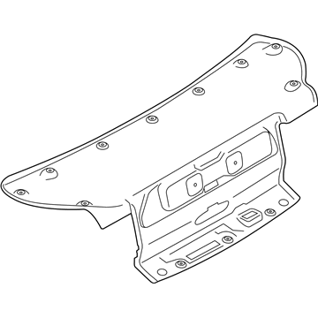 BMW 51-49-7-295-253 Trim Panel, Trunk Lid
