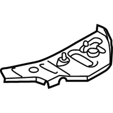 Lexus 58313-0E010 Panel, Rear Floor Side, RH