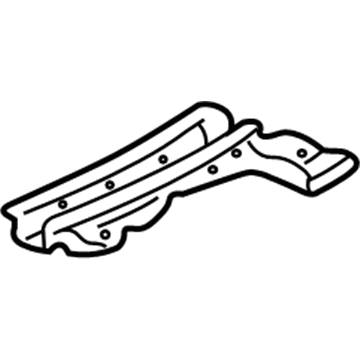 Lexus 57606-0E010 Member Sub-Assy, Rear Floor Cross, NO.2