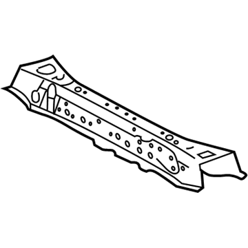 Lexus 57663-0E010 Member, Rear Floor Cross, Center