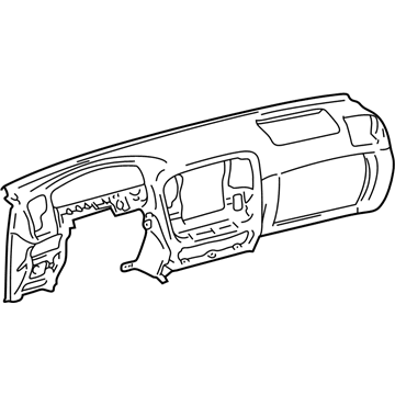Lexus 55401-60201-B0 Pad Sub-Assy, Instrument Panel Safety