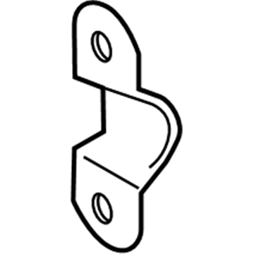 Lexus 48832-0E030 Bracket, Rear Stabilizer Bar, LH